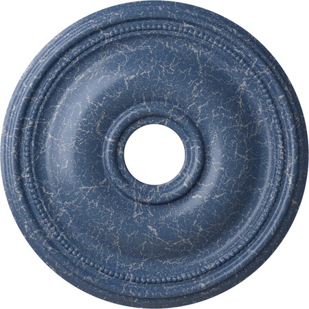 Ekena Millwork Bradford Medallion (Canopies up to 4 3/8"), 18 1/8"OD x 3 3/4"ID x 1 1/8"P, Americana Crackle CM18BRAMC